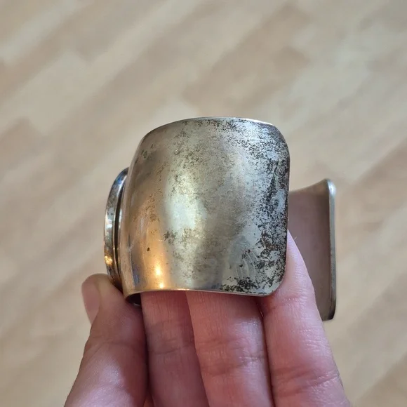 Orville Tsinnie Navajo Style Cuff Bracelate Adjustable - Picture 13 of 15